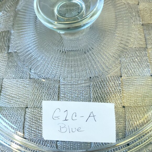 Pyrex G1C-A Blue Tint Round Replacement Lid For Corelle 2.5 qt Casseroles - Picture 3 of 3